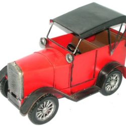 METAL ART RED VINTAGE CAR – AUSTIN TOURING CAR