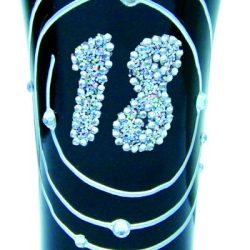 BLK SHOT GLASS 18th