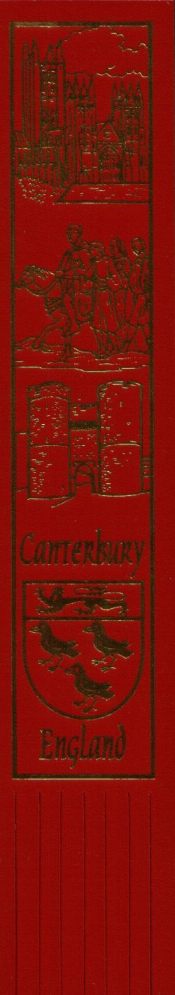 CANTERBURY BOOKMARK