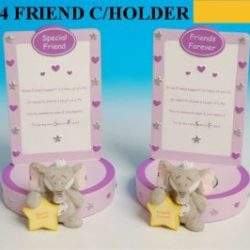 HATTIE FRIENDS CANDLEHOLDER