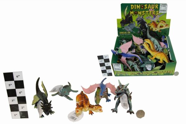 5 ASSORTED DINOSAUR MONSTER