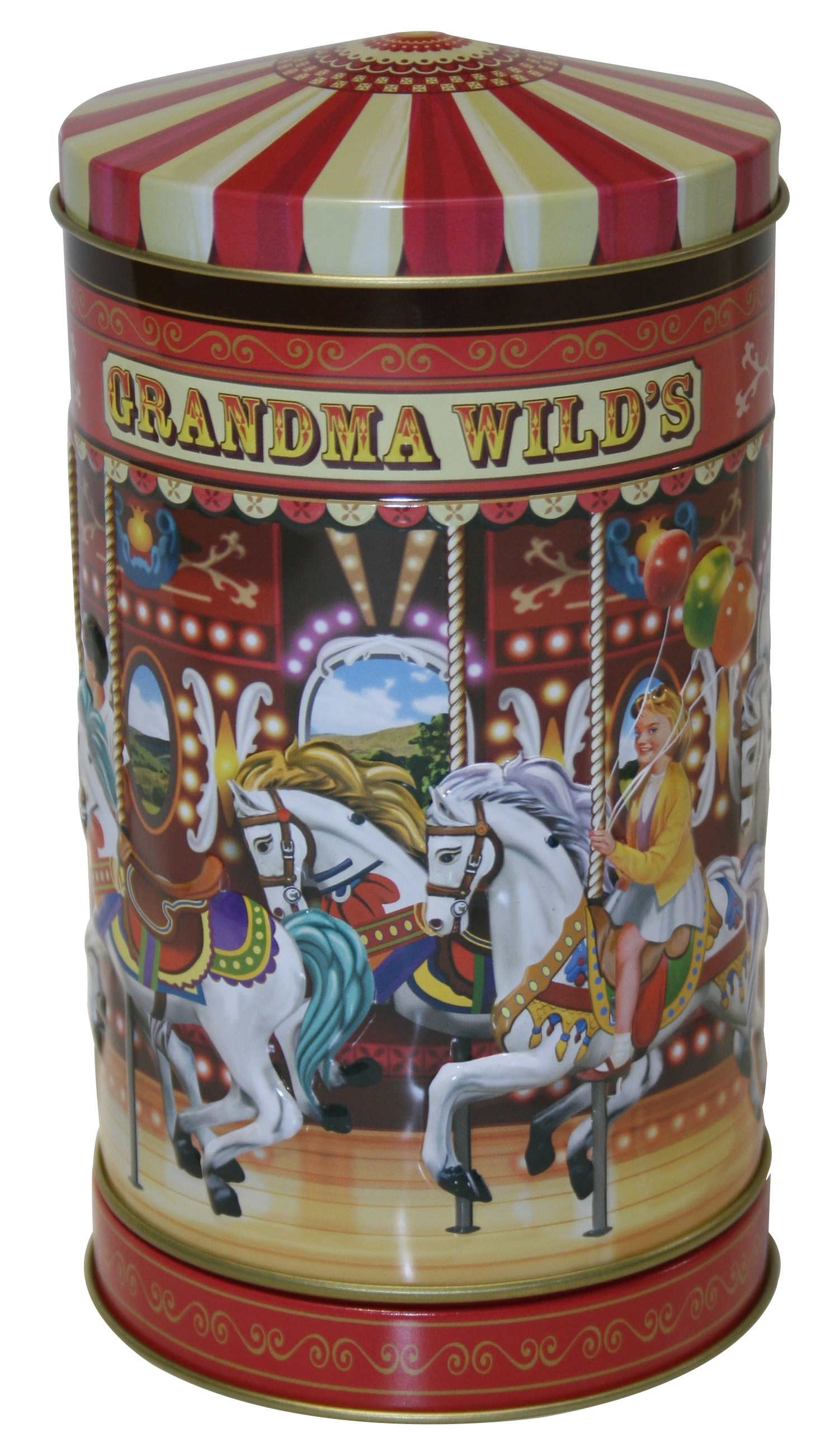 MUSICAL CAROUSEL TIN 150g SHORTBREAD Gifts4Presents