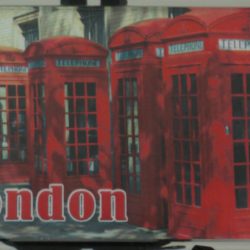 ACRYLIC LONDON SCENES MAGNET 6