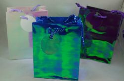 GIFT BAG IRRIDESCENT SMALL
