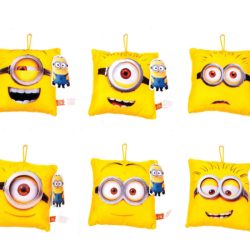 15 X 15cm MINION STICK ON CUSHION 6 ASSORTED