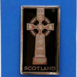 CELTIC CROSS BRASS MAGNET