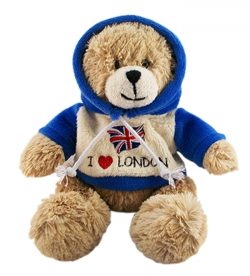 MEDIUM I LOVE LONDON TEDDY 16cm