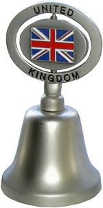 UNION JACK SPINNING BELL