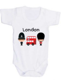 London Guard/Police/Bus Baby Grow 6-12