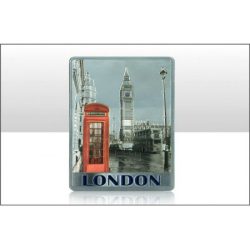 LONDON RED PHONEBOX FOIL MAGNET