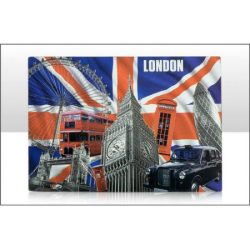 CAPITAL LONDON FOIL STAMPED MAGNET