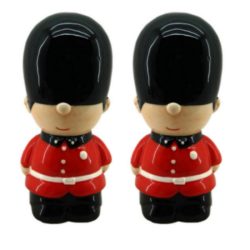 CERAMIC GUARDSMAN CRUET SET