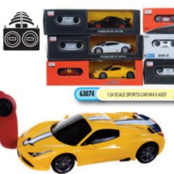 1:24 SCALE R/C SPORTS CARS – 6 ASSTD