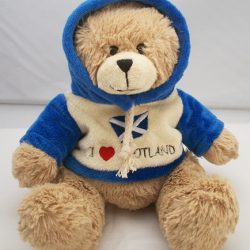 I LOVE SCOTLAND HOODY PLUSH BEAR