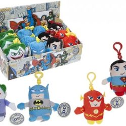 11CM ORIGINALS 4 ASSORTED PLUSH CLIP-ON – DC COMICS