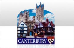 Canterbury Printed Resin Magnet