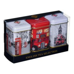 ENGLISH TEA SELECTION – TRIPLE TINS 75g LOOSE TEA