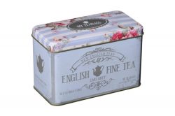 ENGLISH FINE TEA TIN- EARL GREY – 40 TEABAGS