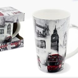 LONDON SCENES BOXED LATTE MUG