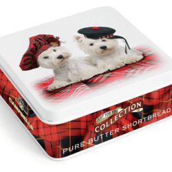 90g DOGS WITH TARTAN TAMMIES S/B TIN