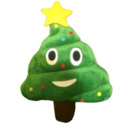 Emotive Christmas Plush Cushion – Christmas Tree