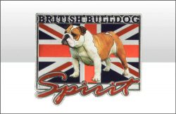 British Bulldog Spirit UJ Foil Stamped Magnet