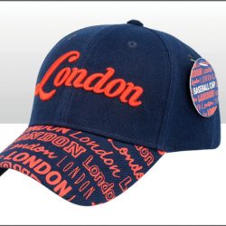 London Printed Peak Baseball Cap