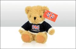 London 15cm UJ Jumper Soft Toy Bear