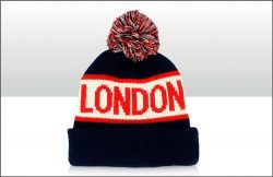 London Beanie Bobble Hat