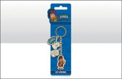 Hamish MacPiper and Westie Charm Keyring