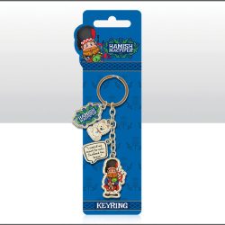 Hamish MacPiper and Westie Charm Keyring