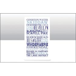 Lake District Tea Towel