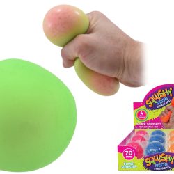 7CM NEON STRESS BALL – 4 ASSTD