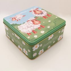 Embossed Spring Sheep & Lamb Tins160g