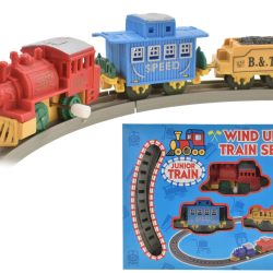 WIND UP PLASTIC TRAIN SET