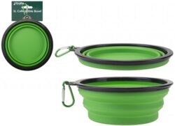 CRUFTS COLLAPSIBLE 1L PET BOWL W/HOOK W/HANGING CARD