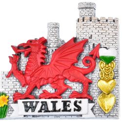 WALES DRAGON & DAFFODILS MAGNET