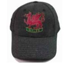 Wales Embroidered Sports Cap – Dark Heather