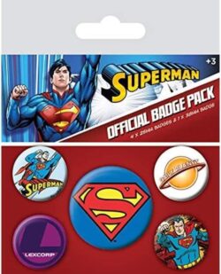 SUPERMAN OFFICIAL BADGE PACK