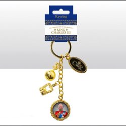 KING CHARLES III CORONATION CHARM KEYRING