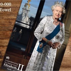 JS QUEEN ELIZABETH II COMM TEA TOWEL