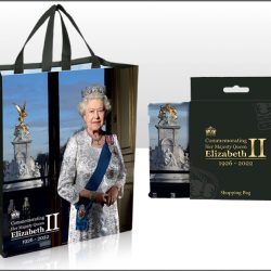 JS QUEEN ELIZABETH II COMM SHOPPING BAG