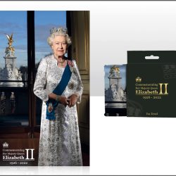 JS QUEEN ELIZABETH II COMM TEA TOWEL