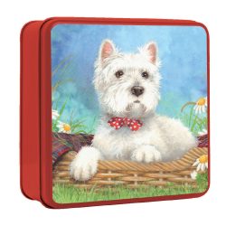 Embossed Scottie Dog with Bow Tie 100g