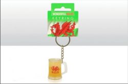 Wales Dragon Mini Tankard  Keyring