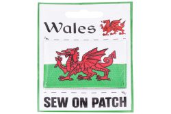 WALES SEW ON PATCH