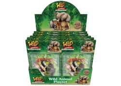 WILD ANIMALS  3 ASSORTED ON BLISTER CARD