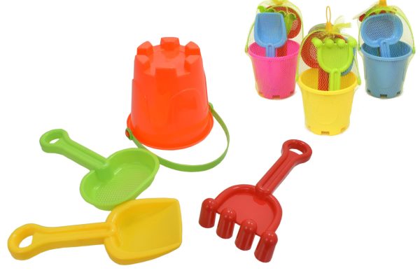 CASTLE BUCKET SET 4pc IN NET