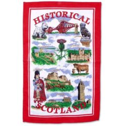 HISTORICAL SCOTLAND TEATOWEL