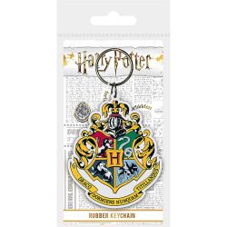 HARRY POTTER (HOGWARTS CREST) RUBBER KEYCHAIN